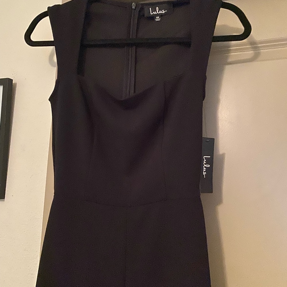 NWT lulus black jumpsuit